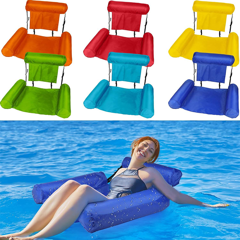 1PC Inflatable Floating Hammoc - Aquatic Water Sports recension och pris