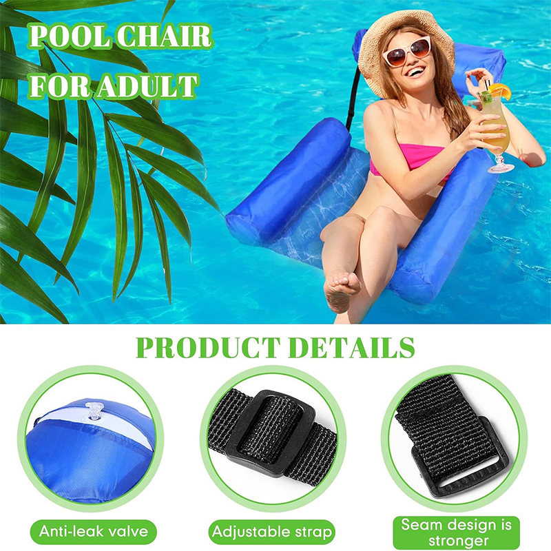 1PC Inflatable Floating Hammoc - Aquatic Water Sports recension och pris