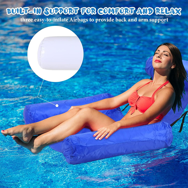 1PC Inflatable Floating Hammoc - Aquatic Water Sports recension och pris