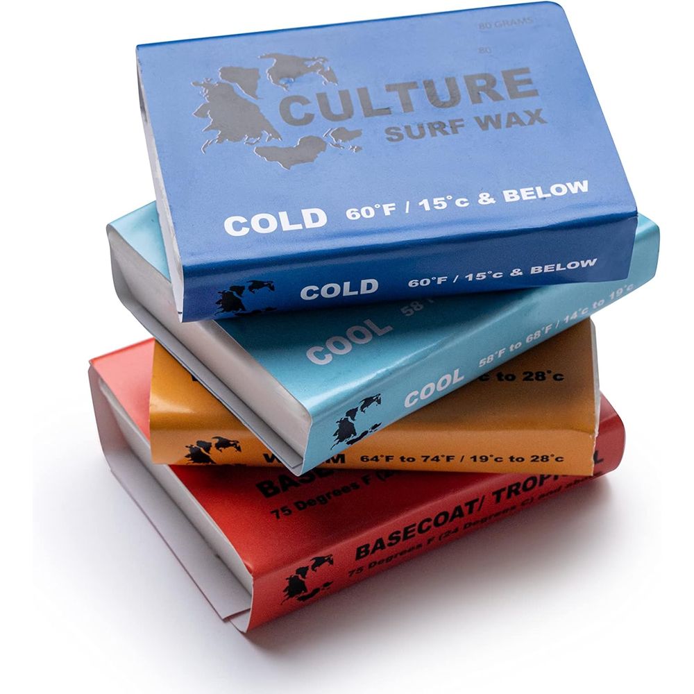 80g Surfboard Wax Bars - 6-Pac - Surfboard Wax Tropical recension och pris
