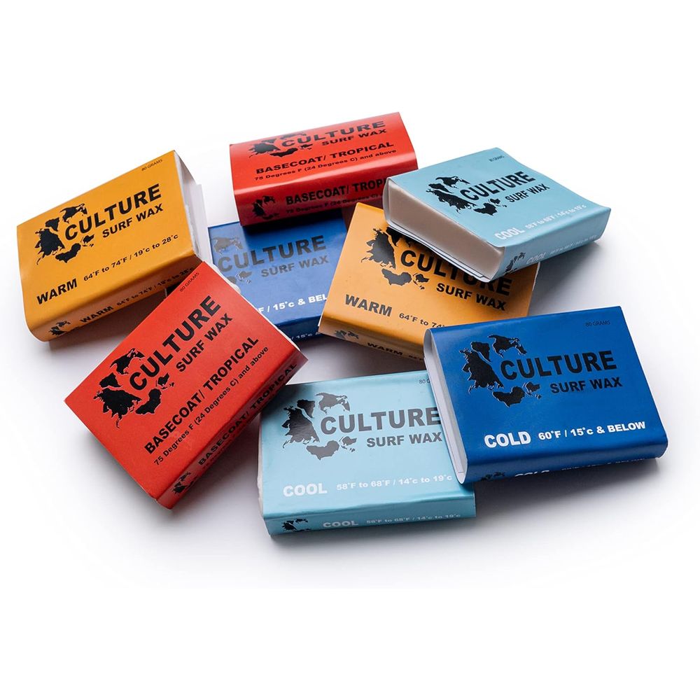 80g Surfboard Wax Bars - 6-Pac - Surfboard Wax Tropical recension och pris